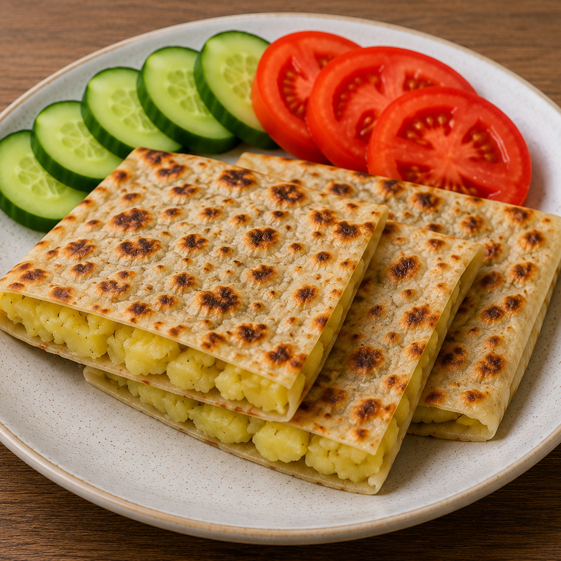 Patatesli Kaşarlı Gözleme