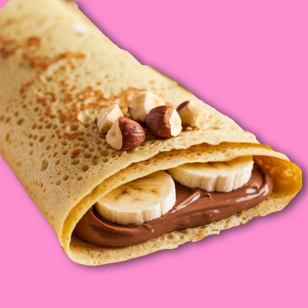 Muzlu Nutellalı Krep Sarma