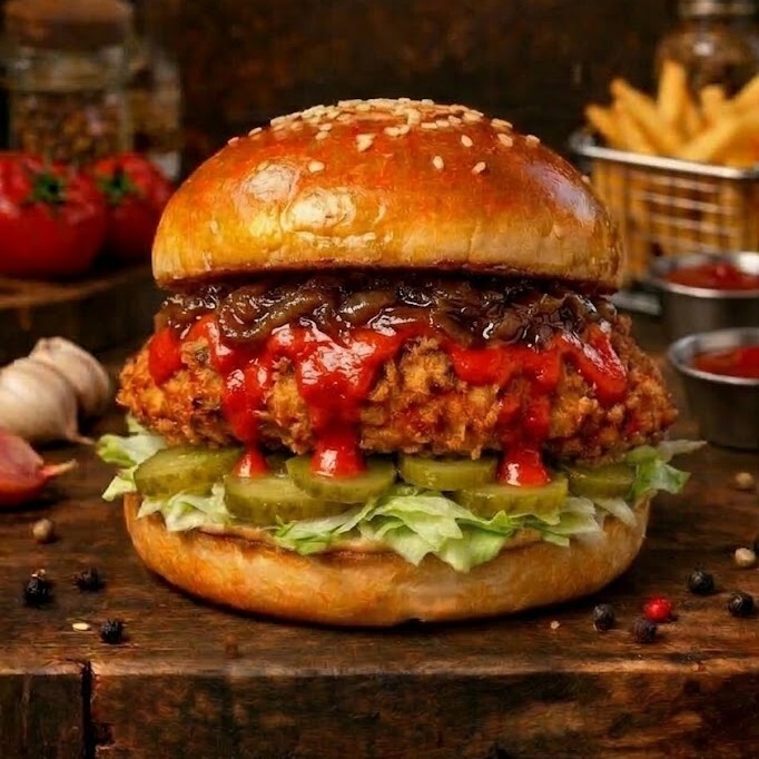 Mexican Tavuk Burger