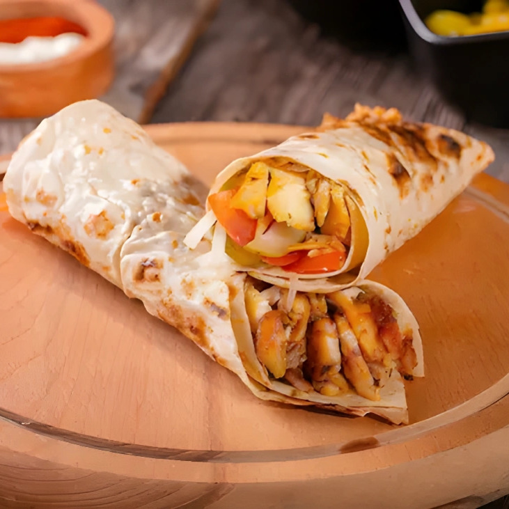 Pide lavaşına tavuk döner(160 gr)