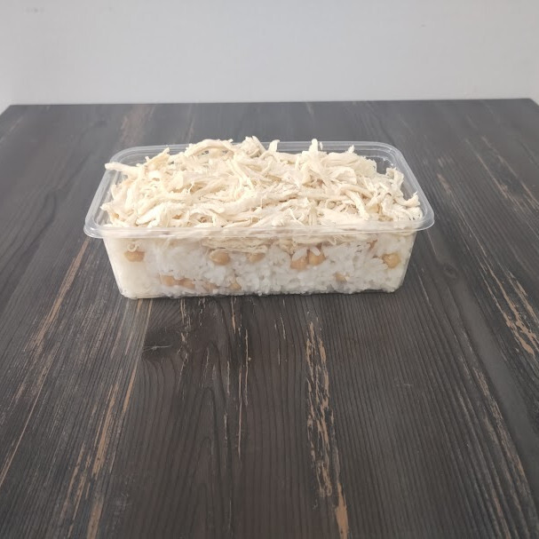 400 gr.Nohutlu Pilav +(125 gr. Haşlanmış Tavuk )