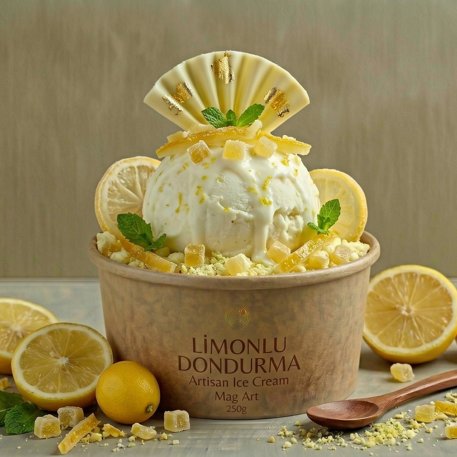 Limonlu Dondurma (250 gr.)