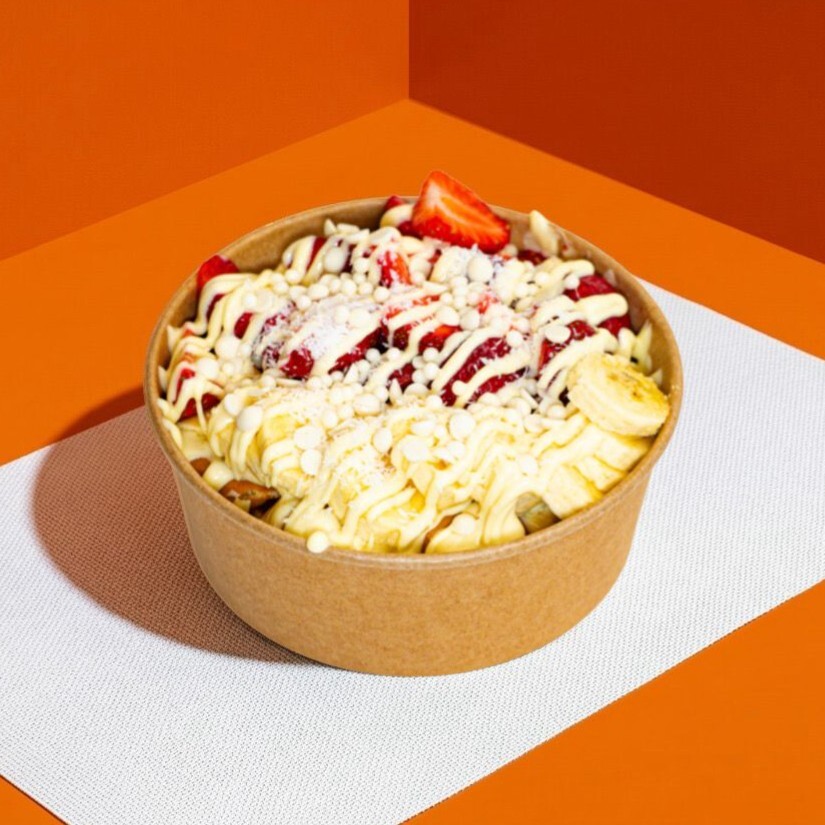 Beyaz Çikolatalı Waffle Bowl