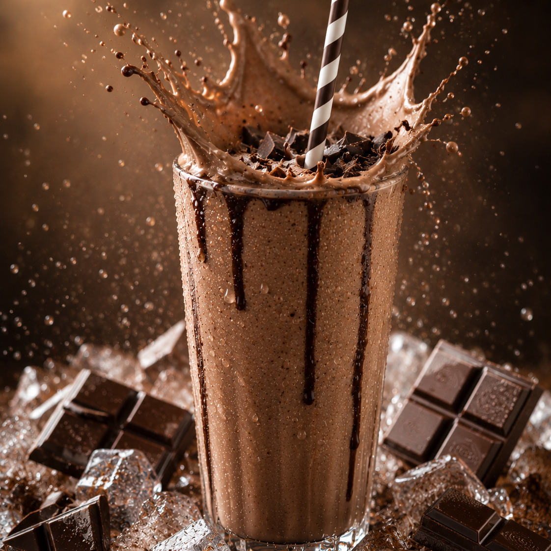Çikolatalı Milkshake (14 Oz.)