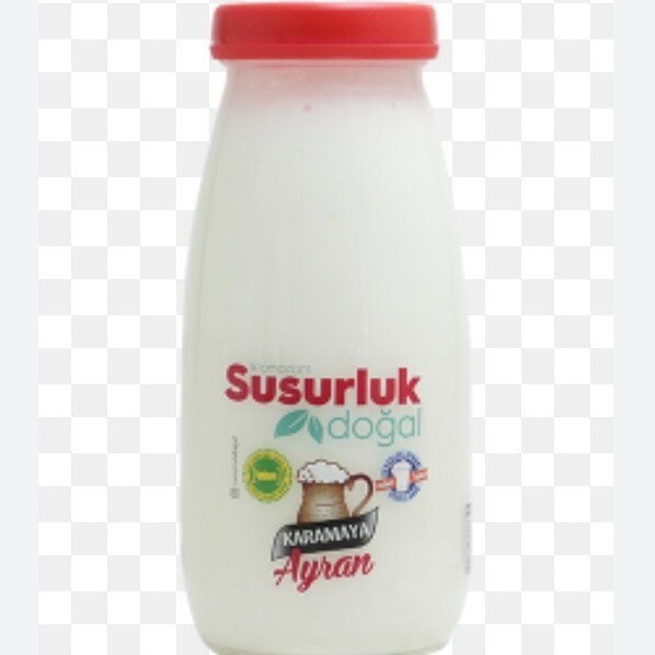 Susurluk Ayranı Kara Maya Cam Şişe 245 Ml