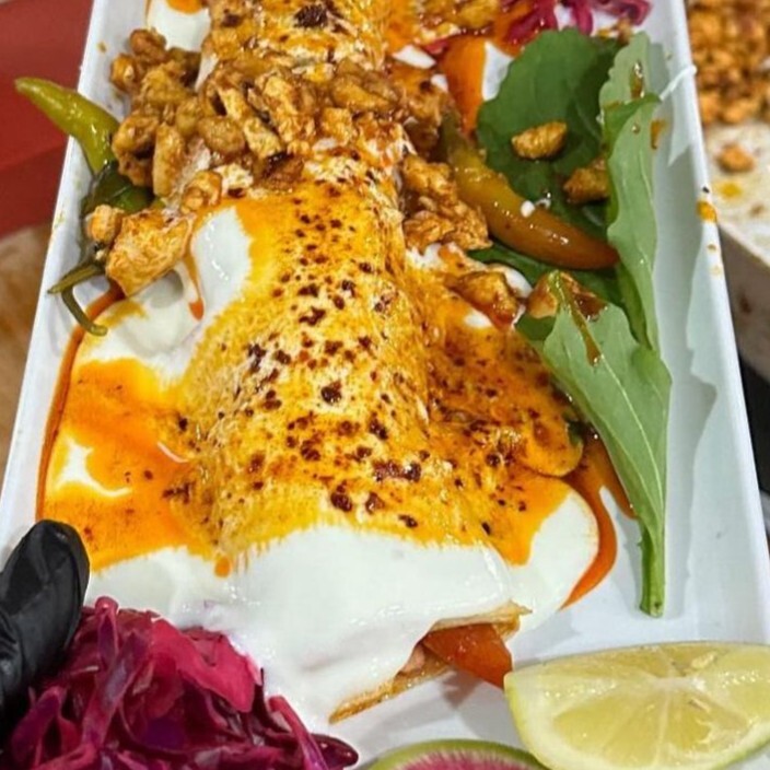 Yoğurtlu Tavuk Tantuni Dürüm