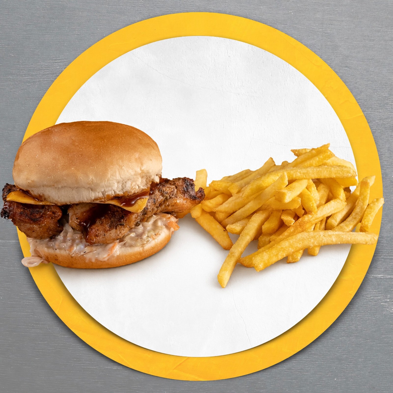 BBQ Soslu Tavuk Pirzola Burger