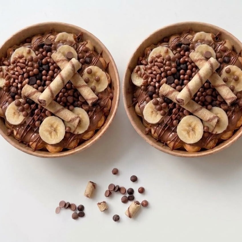 Mirex Doyasıya İkili Lezzet (2 Adet Bubble Kova Waffle, 2 - 3 Kişilik)
