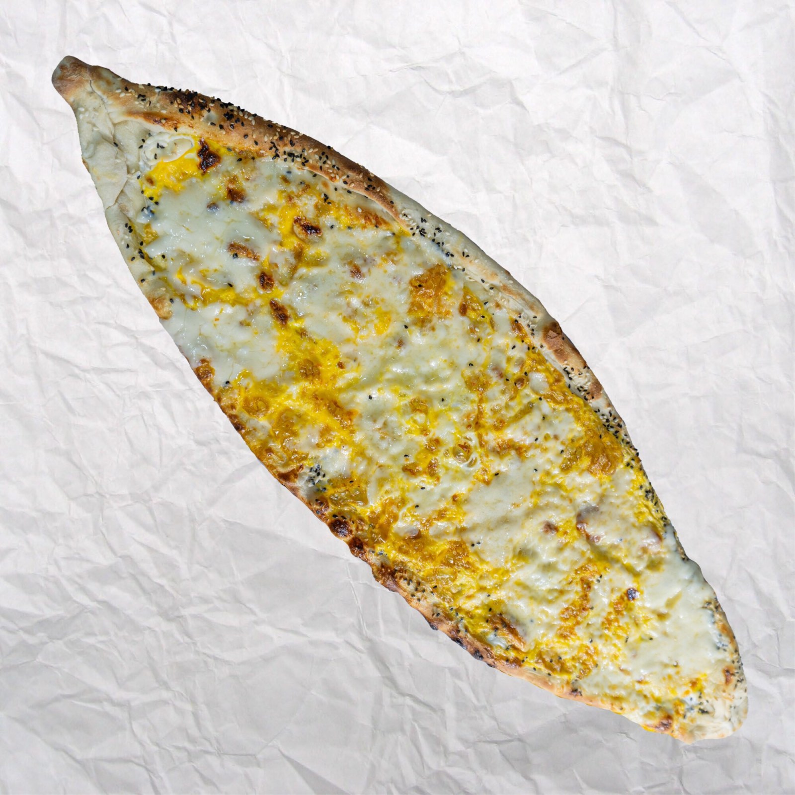 Yumurtalı Kaşarlı Pide