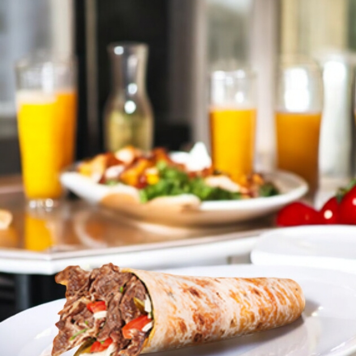 200 gr Et Döner Dürüm Dönerci Hamit Efendi 1989 Yaprak Döner Special Max