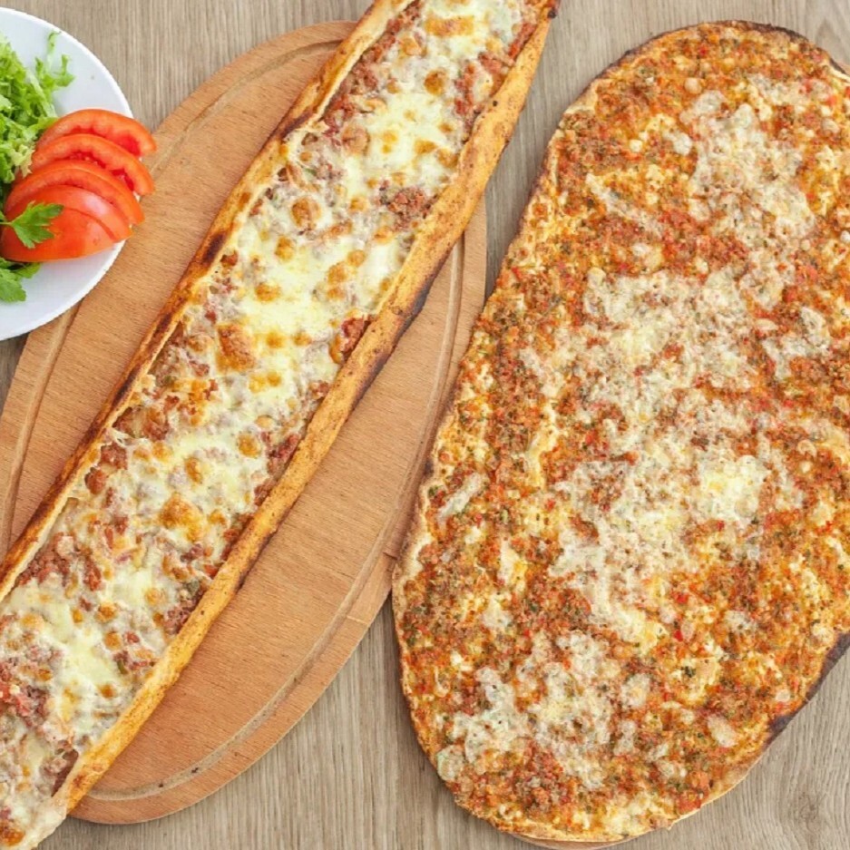 Kıymalı Kaşarlı Pide Ve Kaşarlı Lahmacun Set