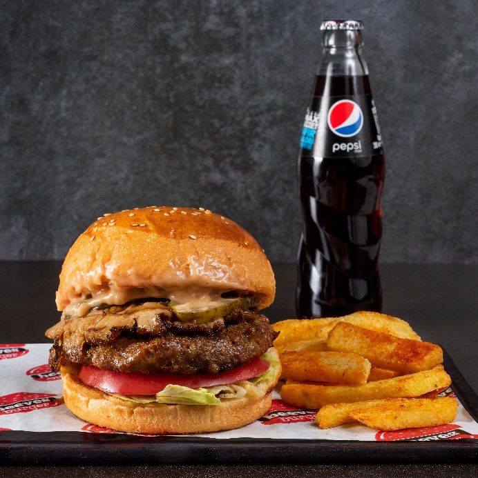 Magic Mushroom Burger Menü