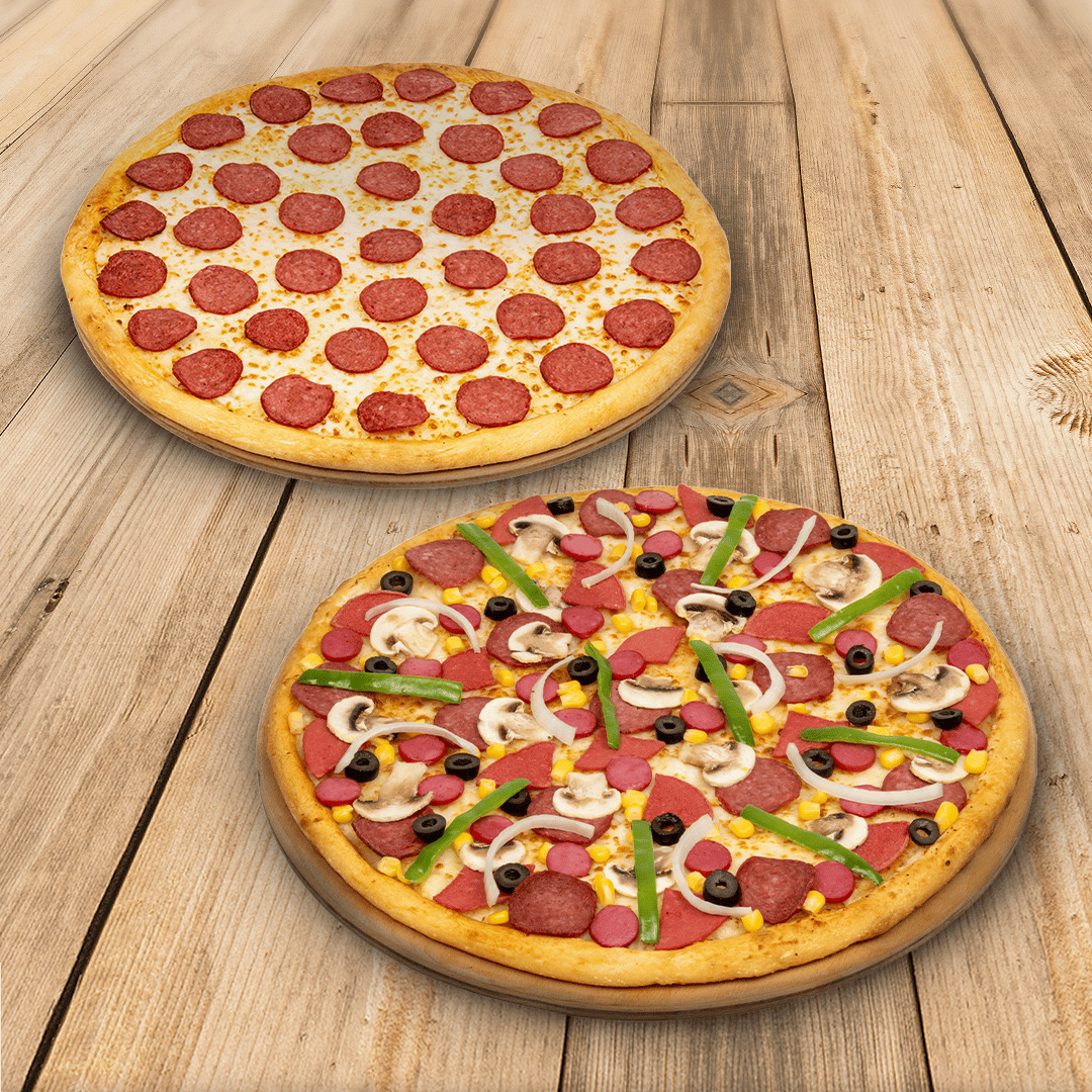 2'li Efsane Pizza (Orta) Menü