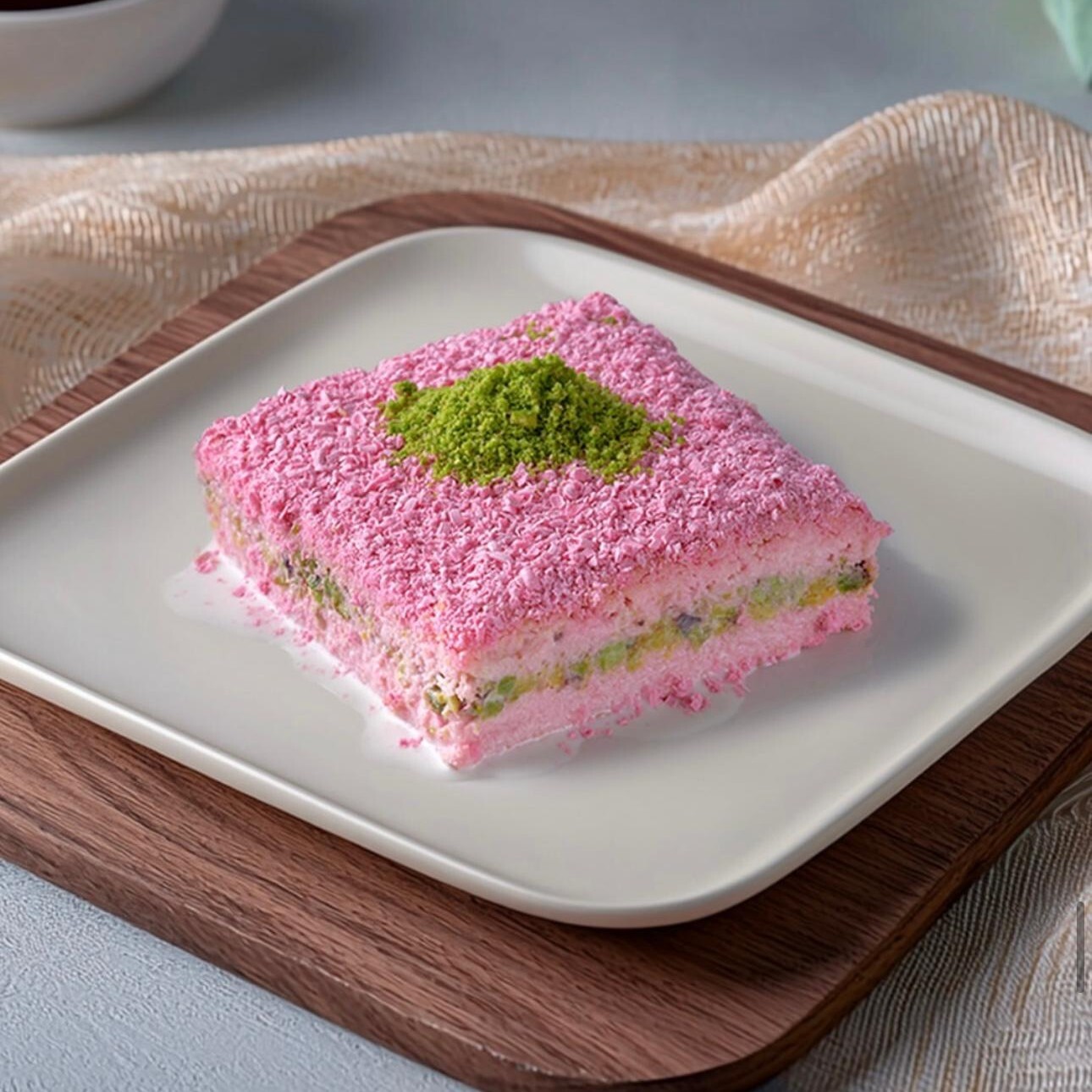 Fıstıklı Frambuazlı Sütlü Kadayıf (1 kg )
