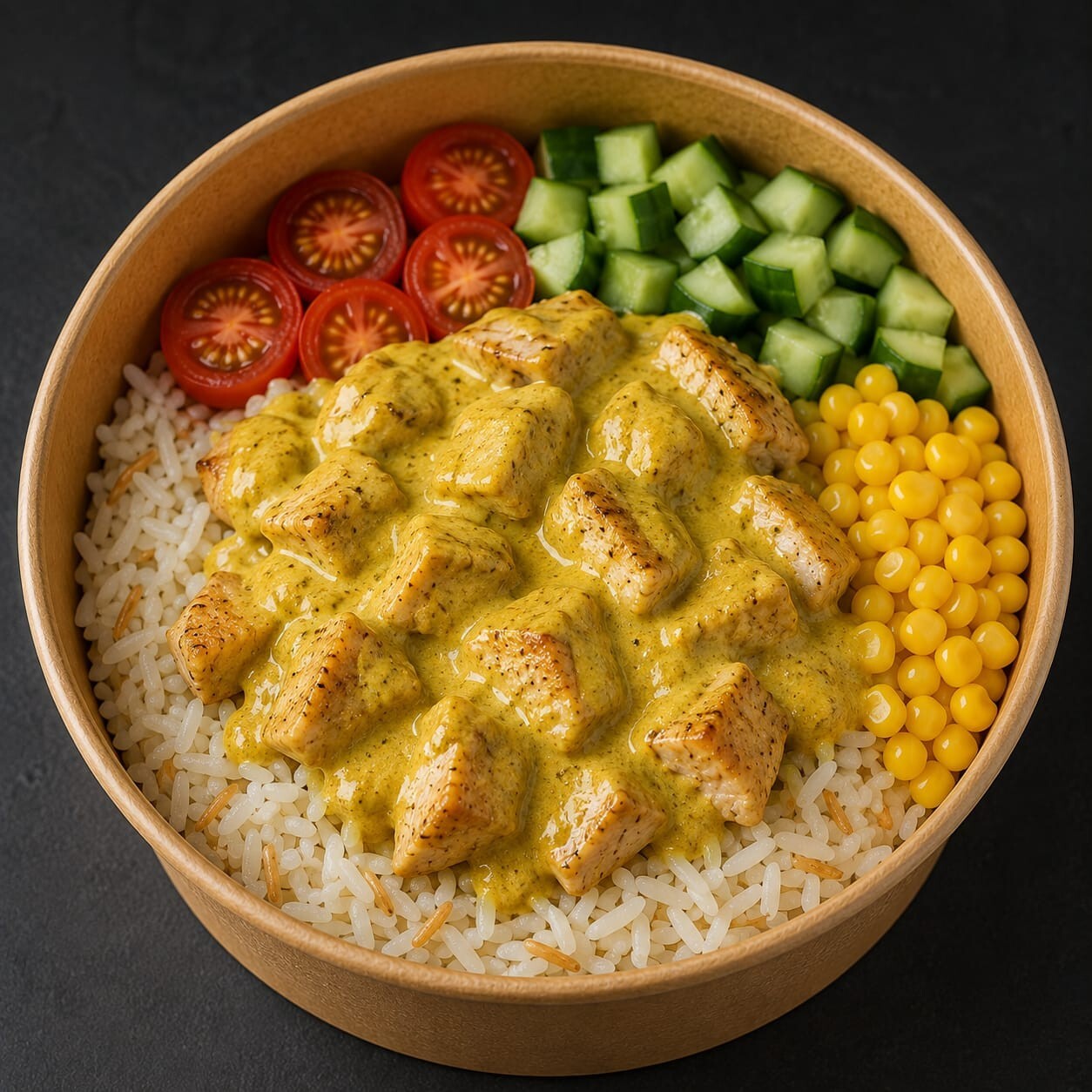Zerdeçal Kremalı Tavuklu Pilav