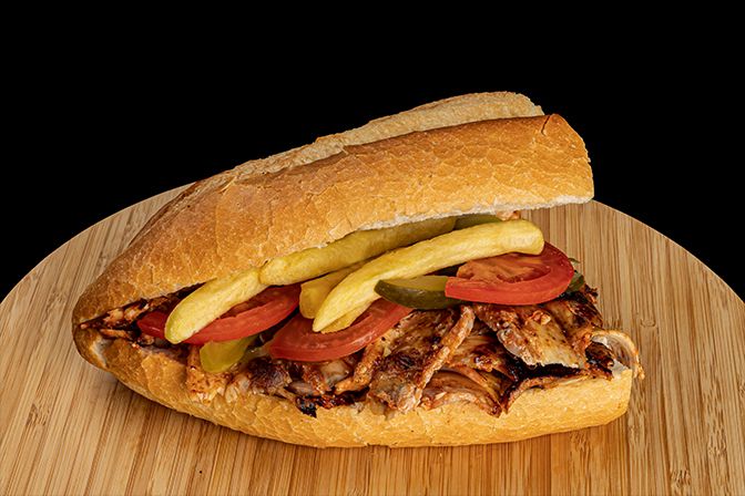 (100 Gr) Yarım Ekmek Tavuk Döner