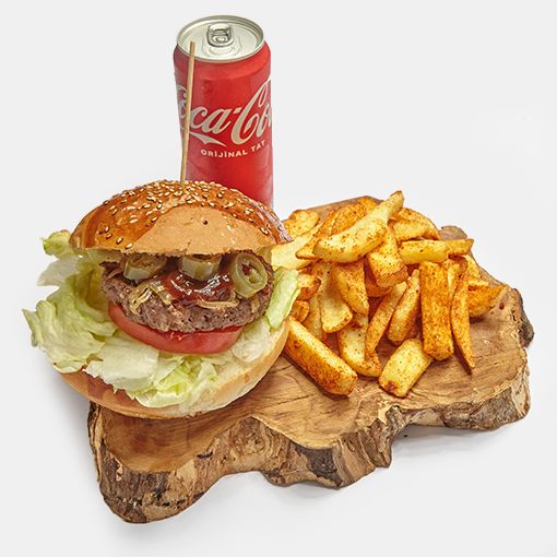 BBQ Burger Menü