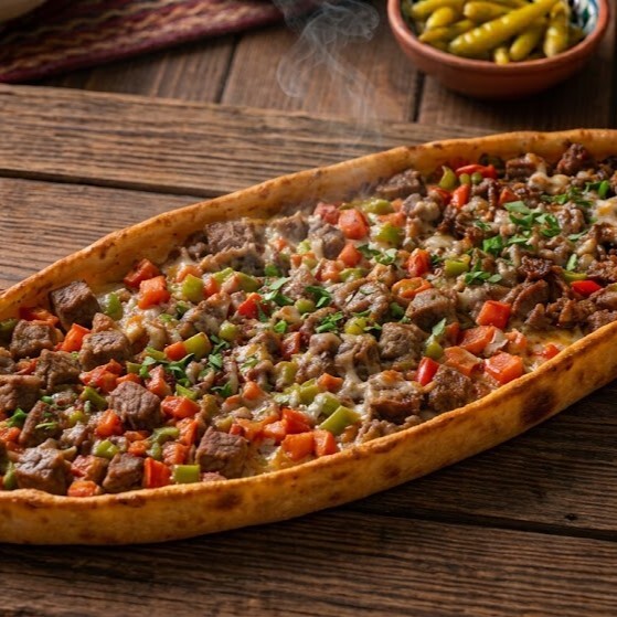 Kuşbaşılı Pide (Açık)