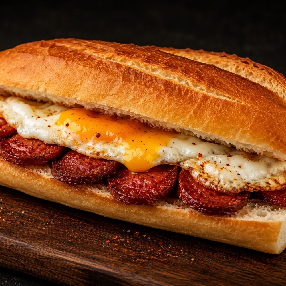Ekmek Arası Sucuklu Yumurta