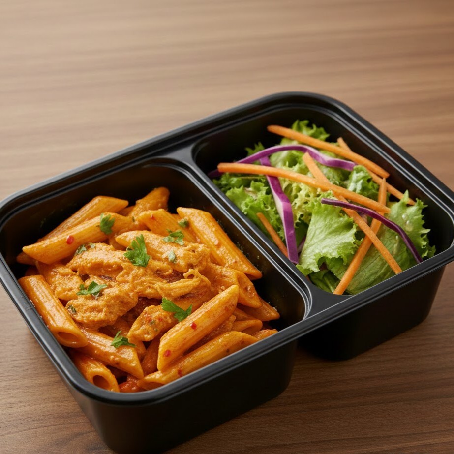 Sweet Chili Soslu Kremalı Penne (Tavuksuz)