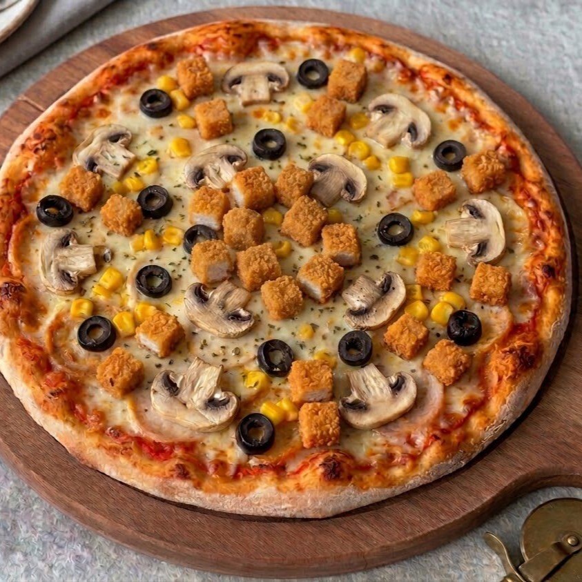 Çıtır Tavuk Pizza (Büyük)