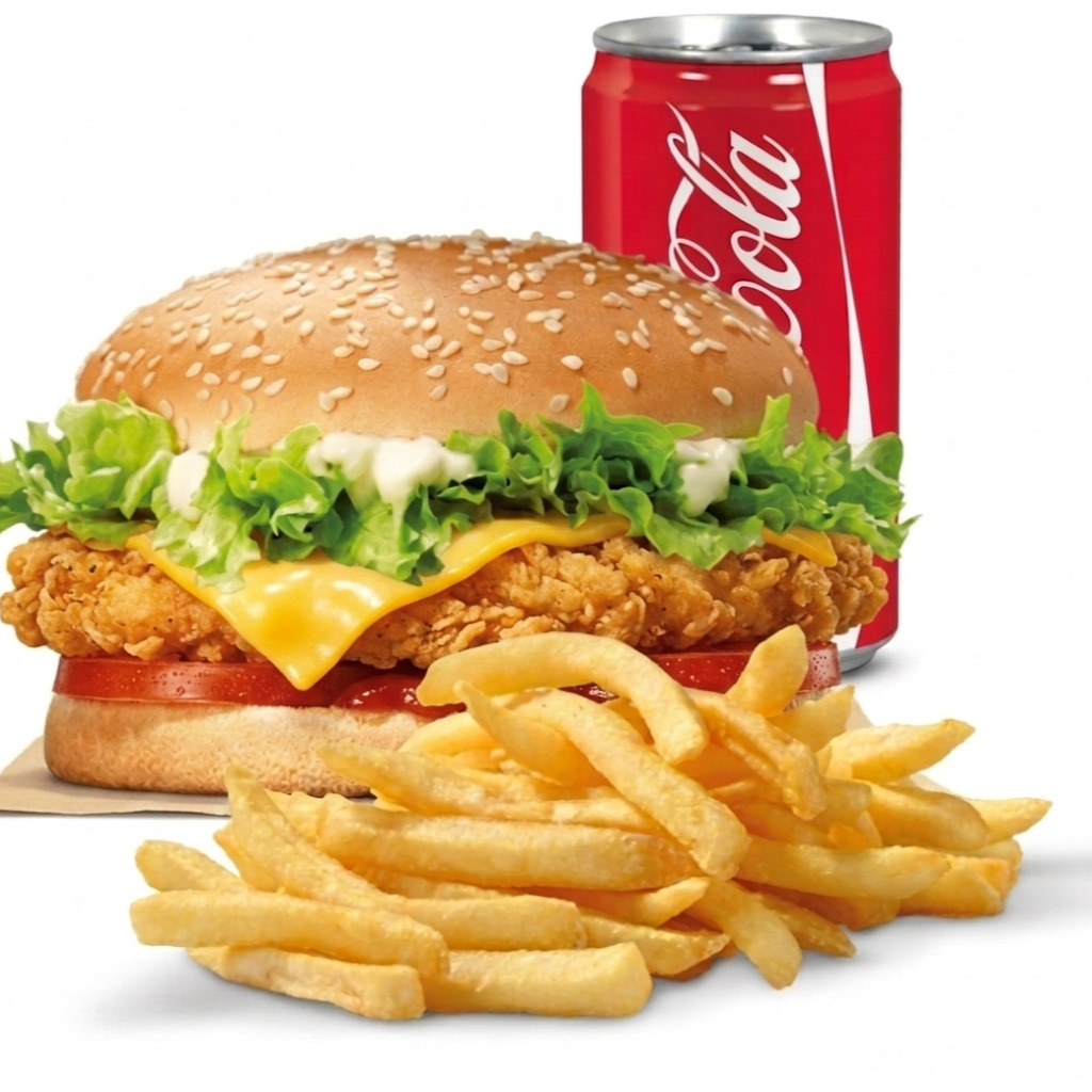 Tavukburger Menü