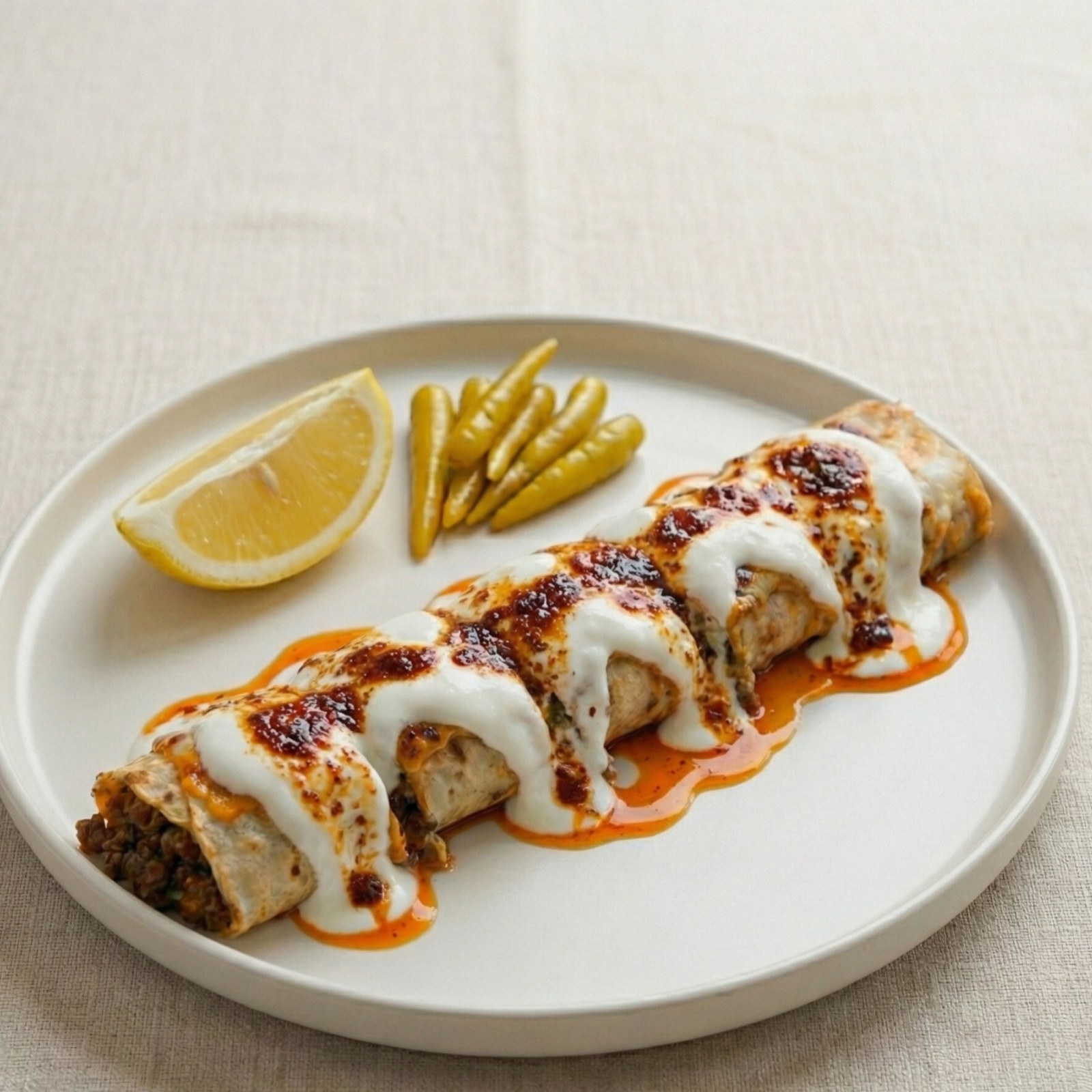 Yoğurtlu Et Tantuni Dürüm