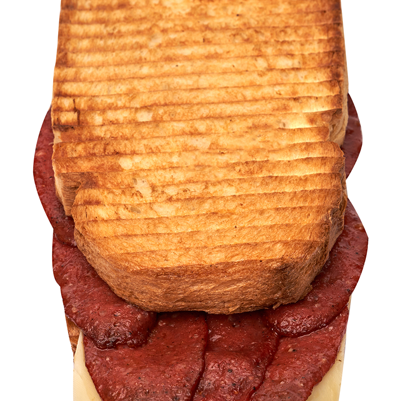 Sucuklu Kare Tost