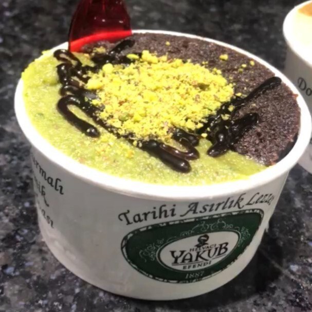 Çikolatalı-Antep Fıstıklı(200cc)dondurmalı