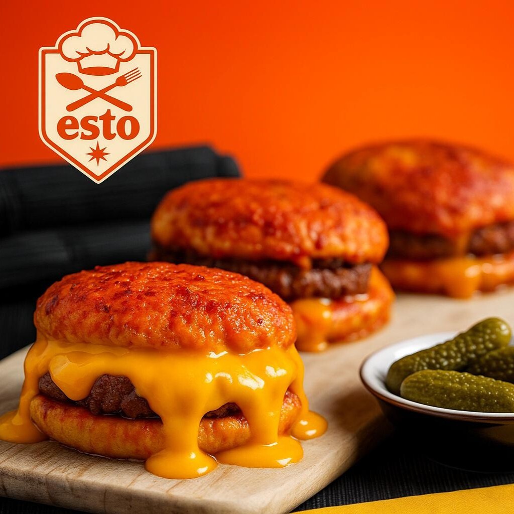 Esto Chedarlı Islak Hamburger