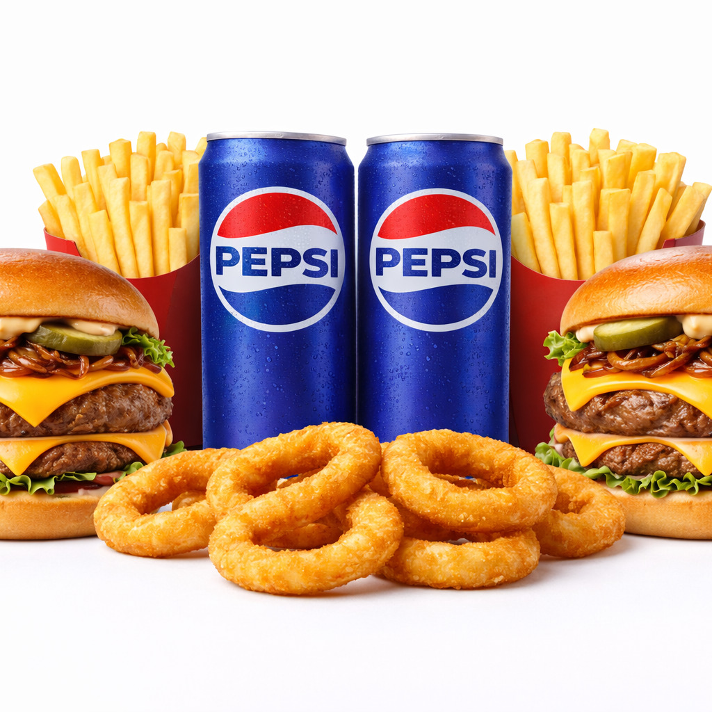 İki Kişilik Dubleks Mr Burger Menü