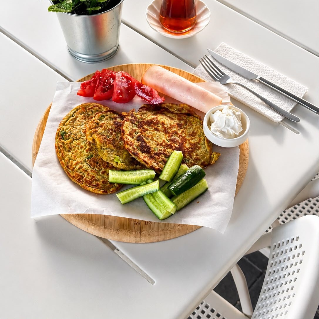 Avokadolu Sebzeli Fit Pankek
