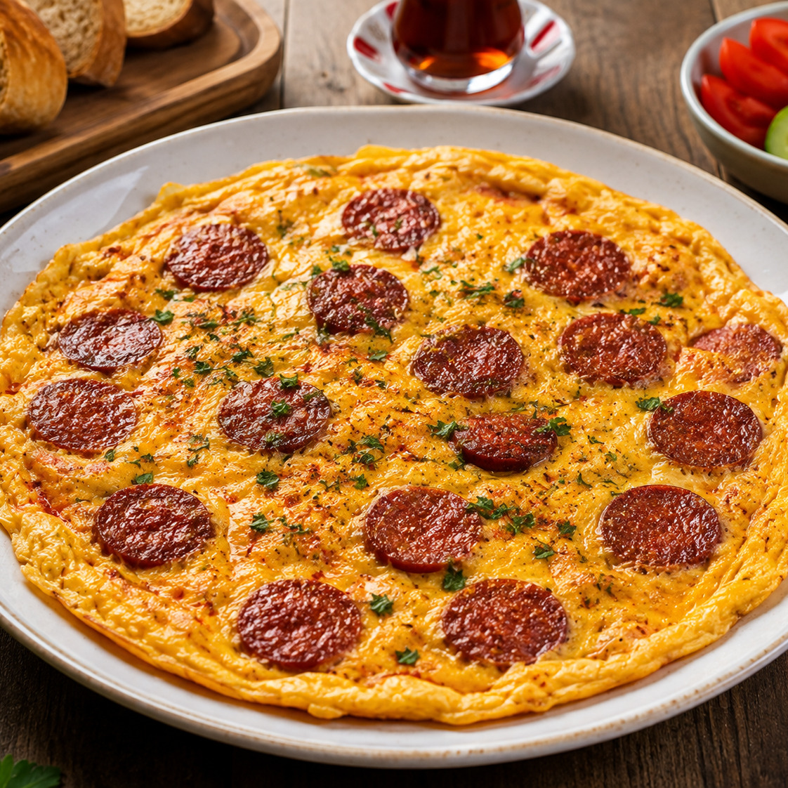 Sucuklu Omlet