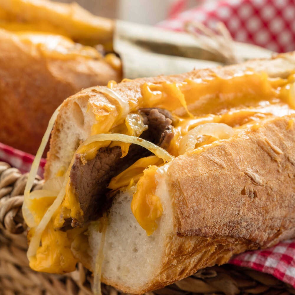 Sandviç Ekmeğine Cheddar Burger