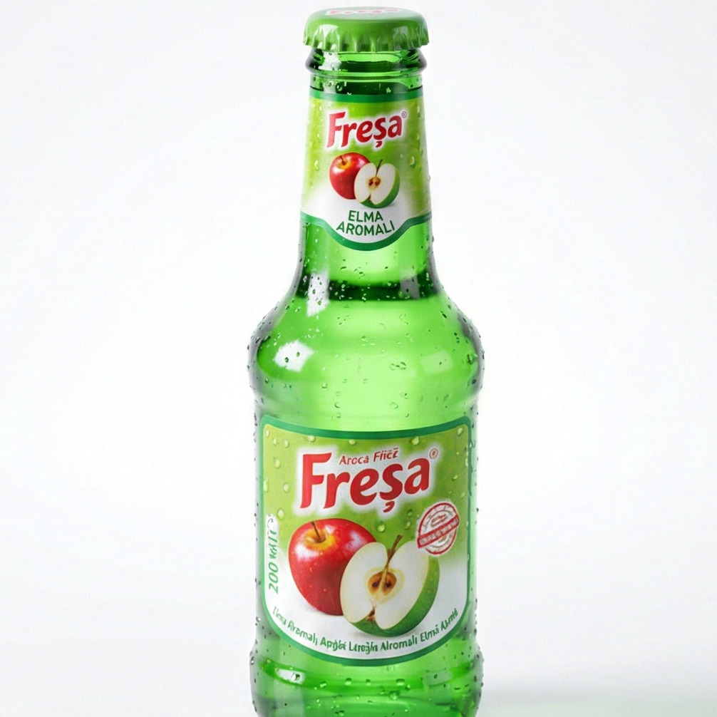 Freşa Elmalı Soda Cam Şişe