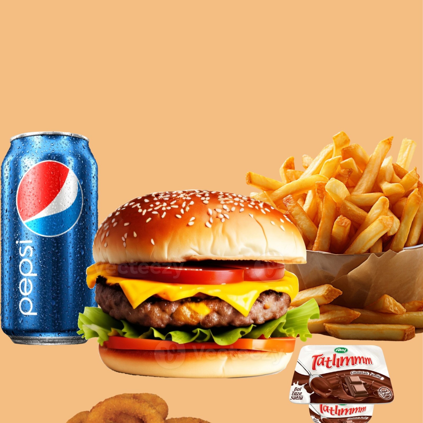 Cheeseburger Menü