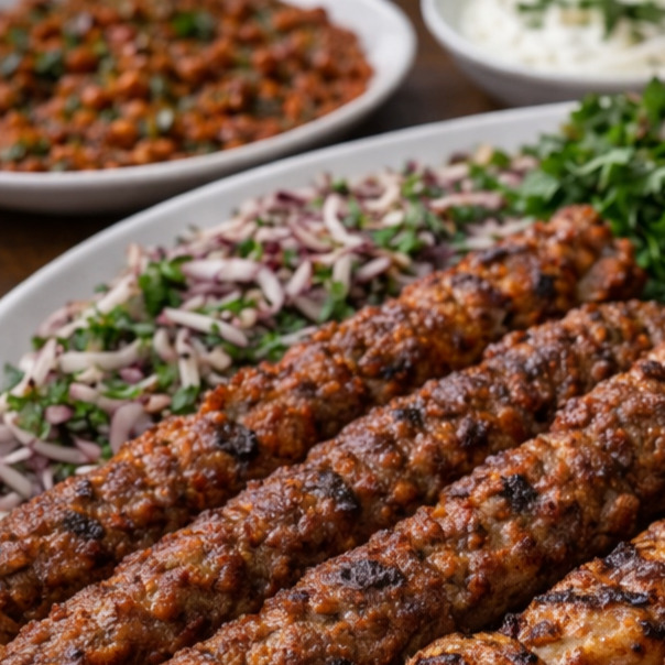 1 Kg Acılı Adana Kebap