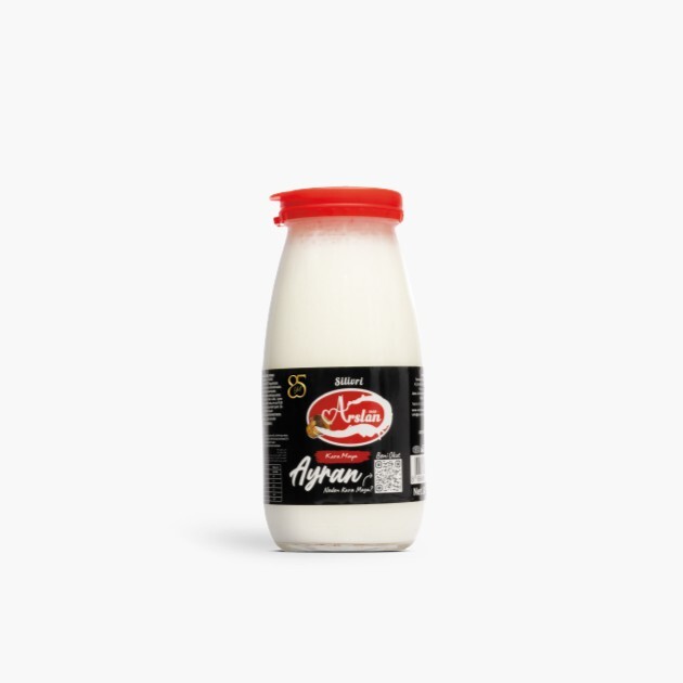 Kara Maya Cam Şişe Ayran