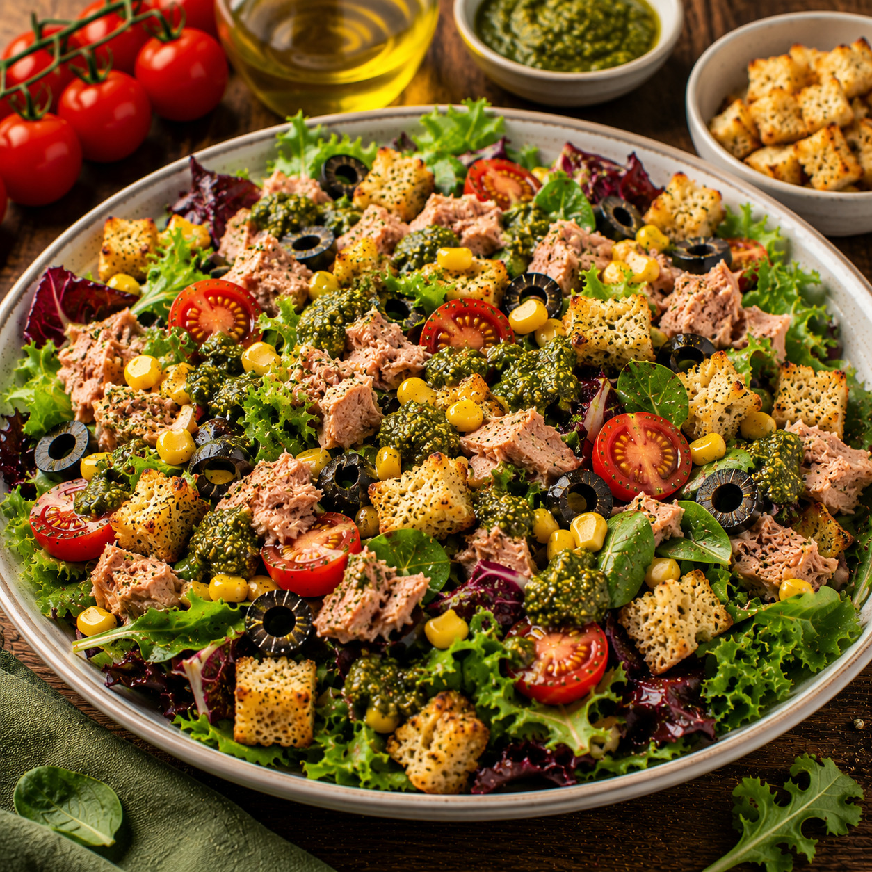 Ton Balıklı Fit Salata