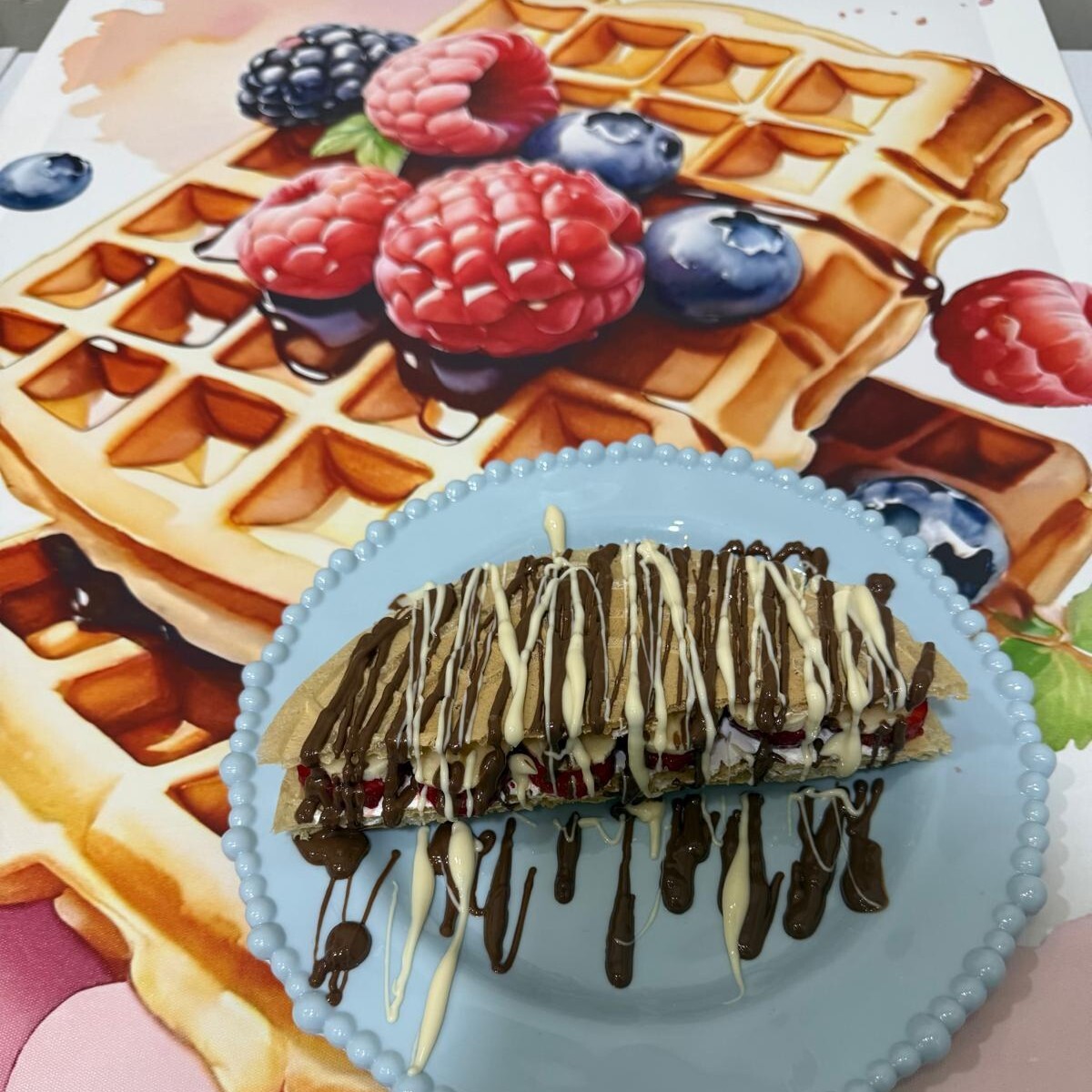 Kağıt Helvalı Waffle