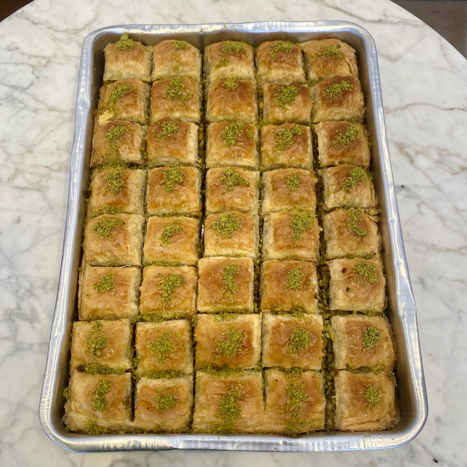 Özel Ekstra Fıstıklı Baklava (2 Kg Tepsi)
