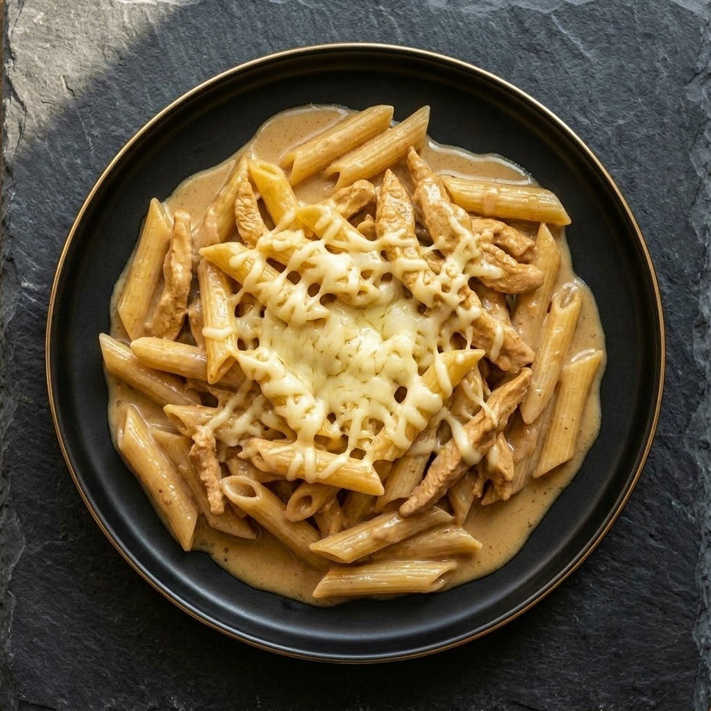 Soyalı Tavuklu Penne