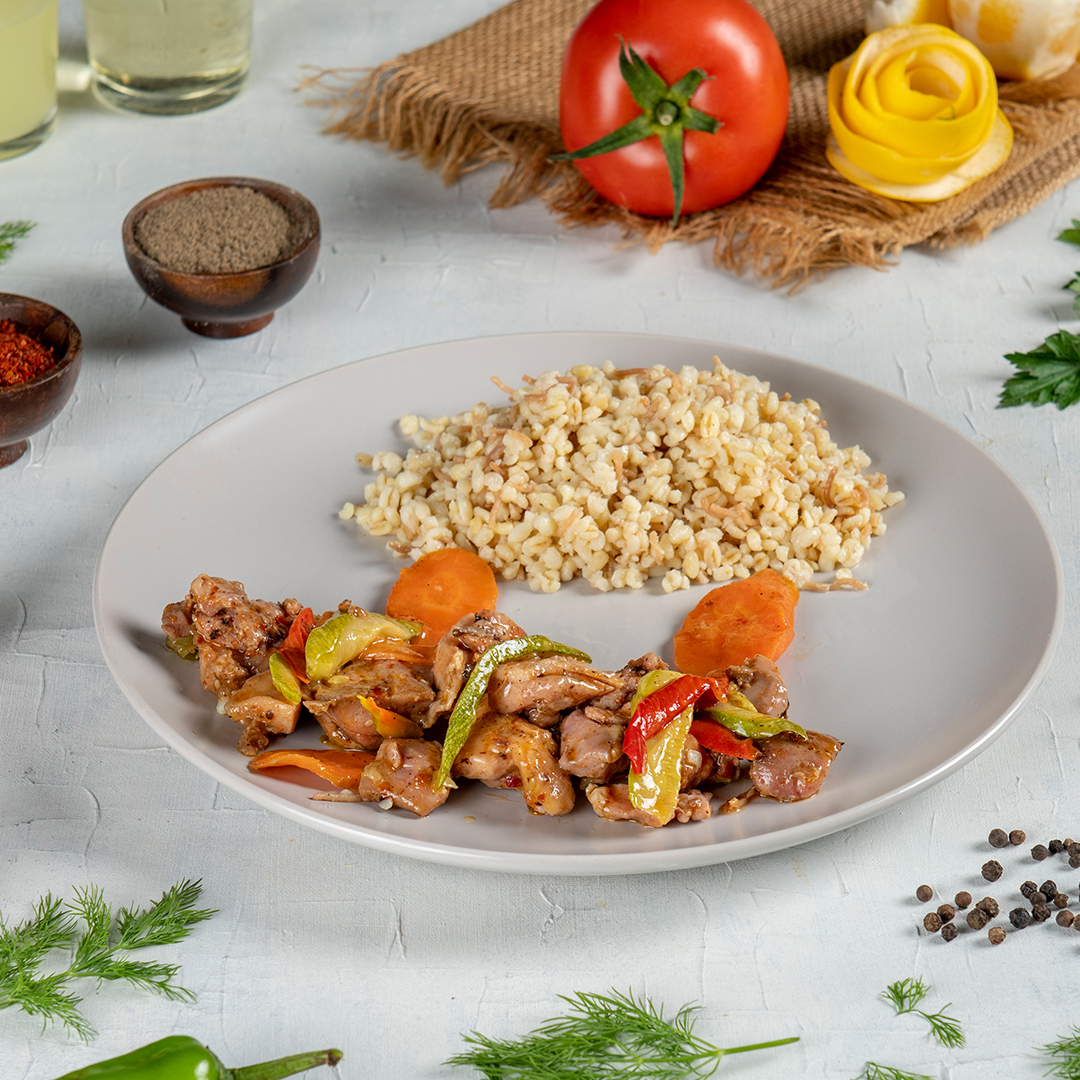 Tavuk Şiş & Bulgur Pilavı