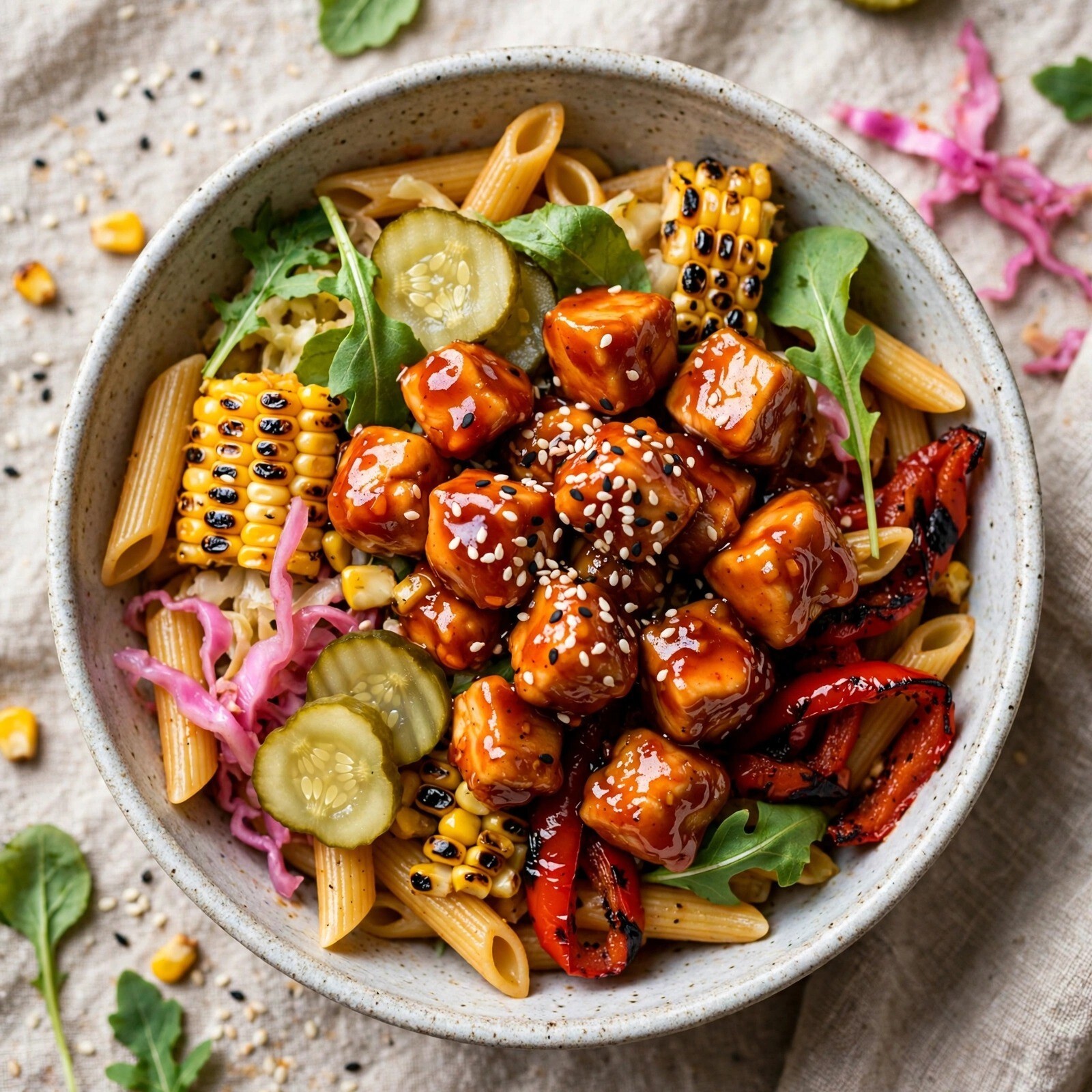 Sweet Chili Penne Bowl