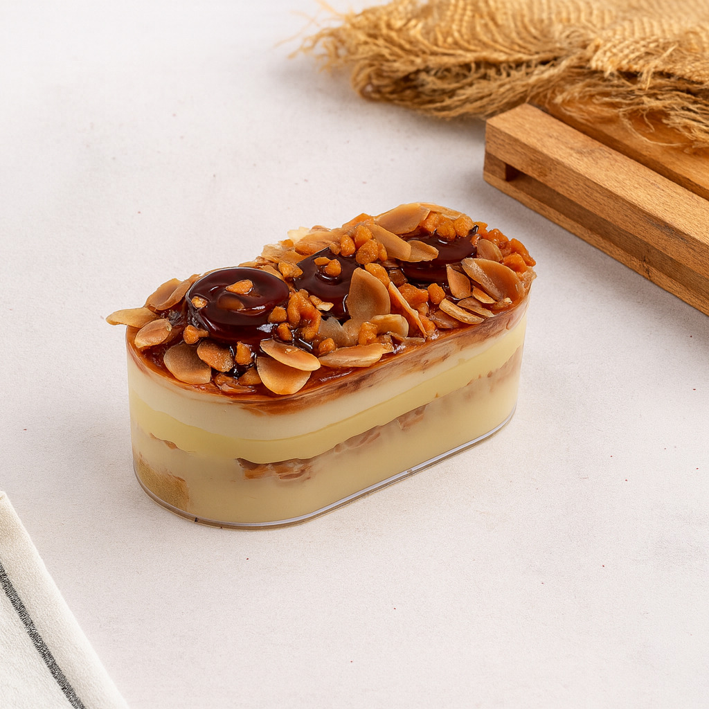 Bademli Muzlu Kaşık Pasta