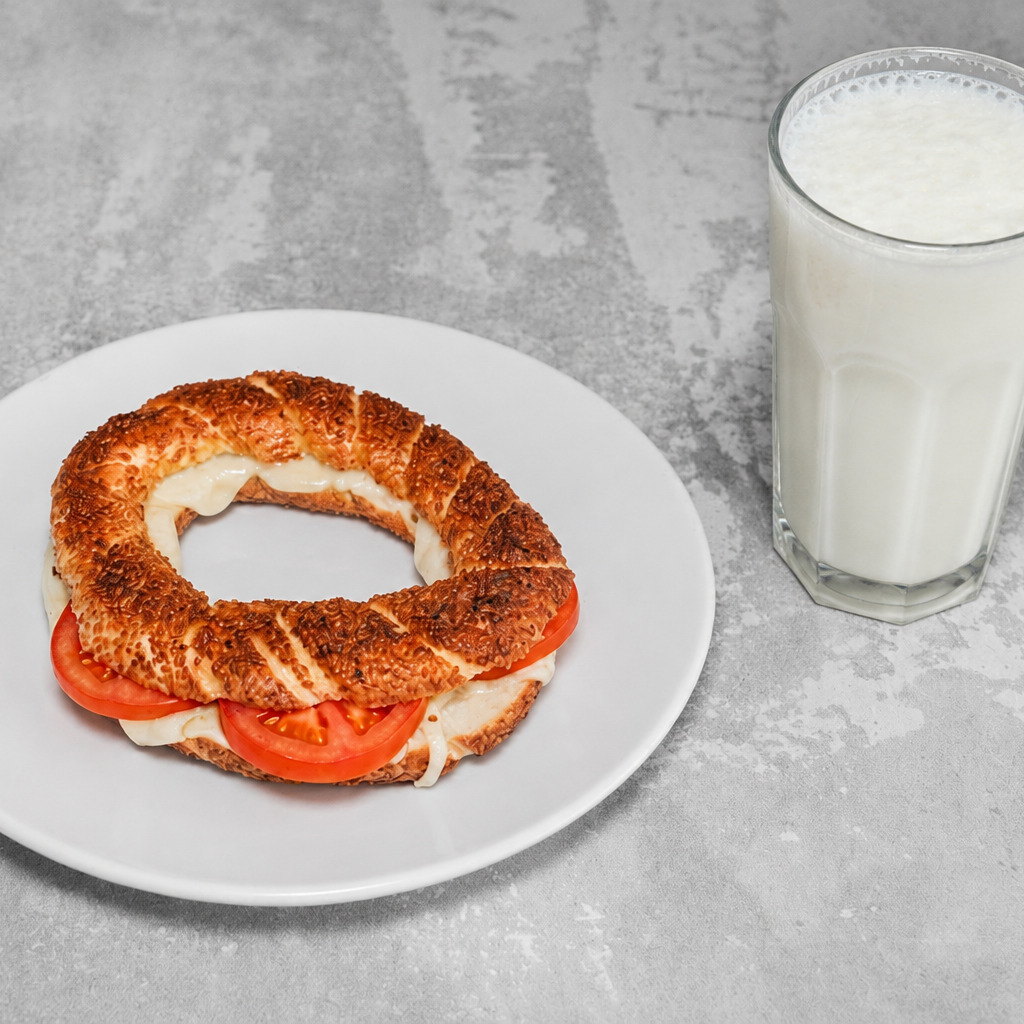 Kaşarlı Simit Tost Menü