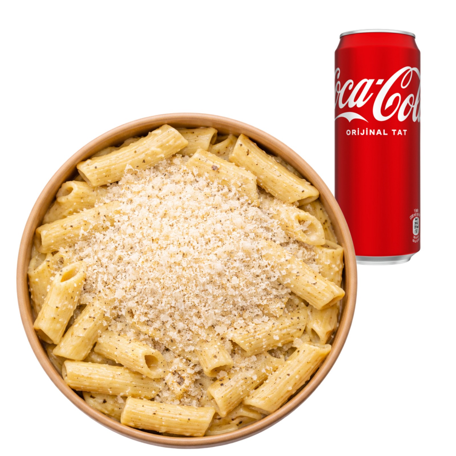 4 Peynirli Makarna + 330 ml Coca-cola
