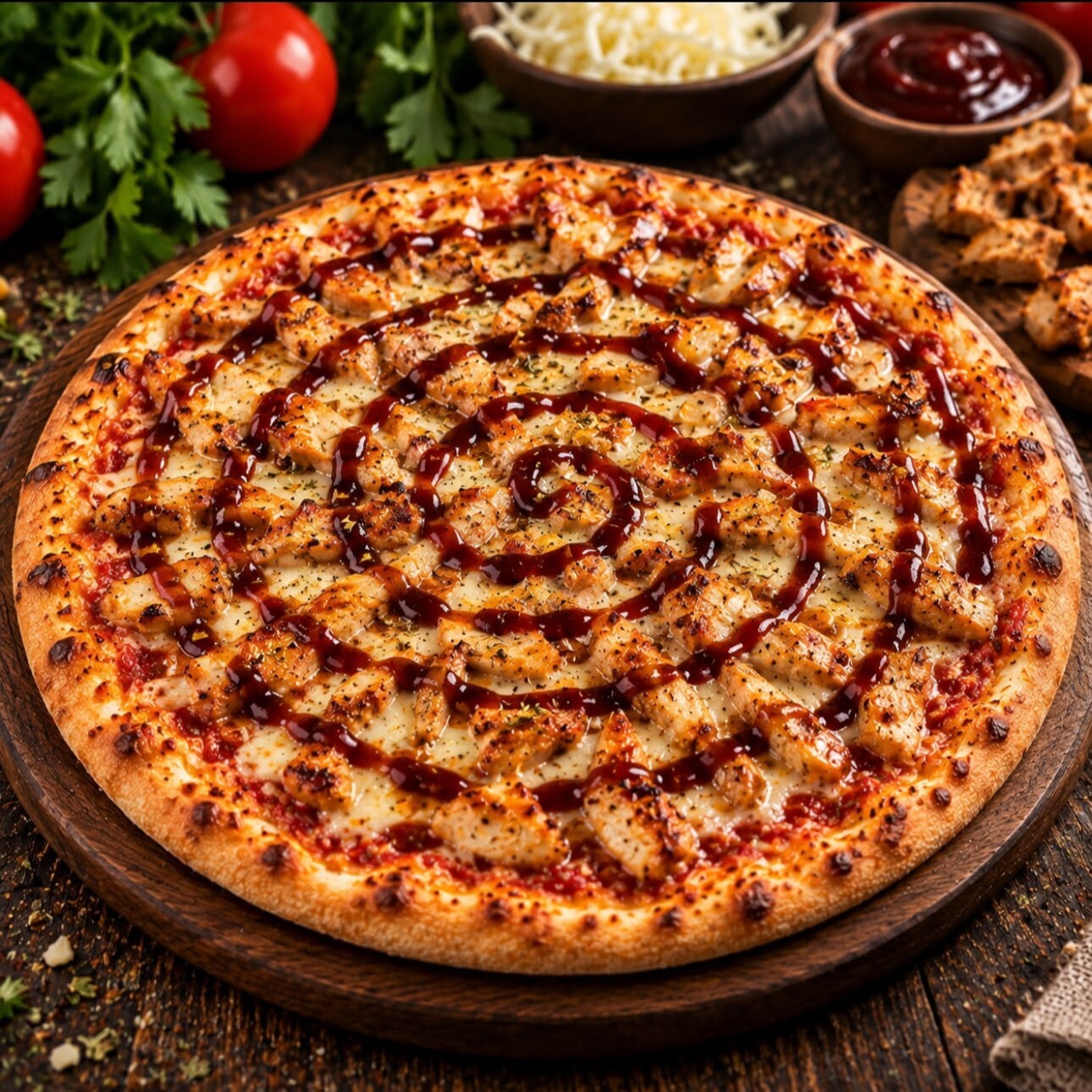 Chicken Barbekü Pizza (22 cm.)