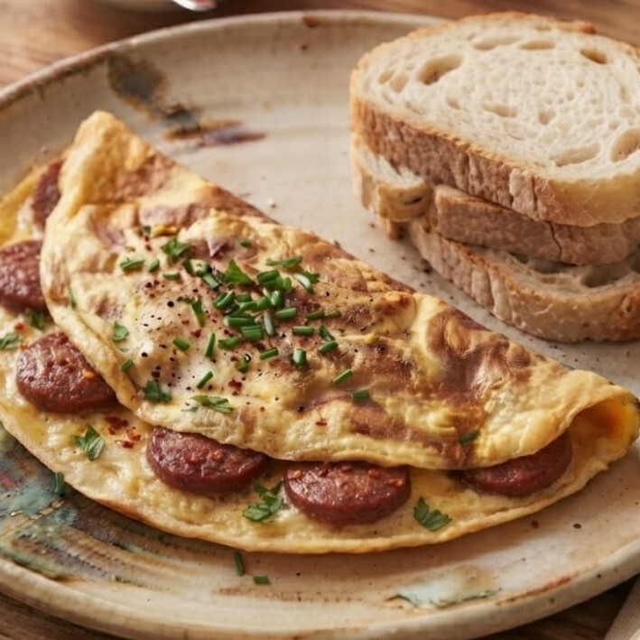 Sucuklu Omlet