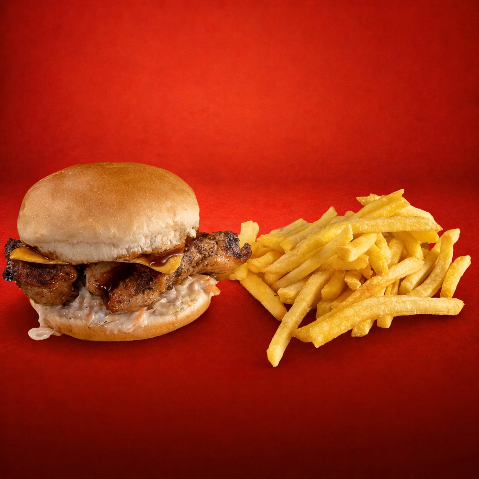 BBQ Soslu Tavuk Pirzola Burger